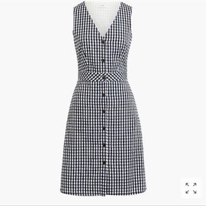 J.Crew Gingham Button-Down Dress